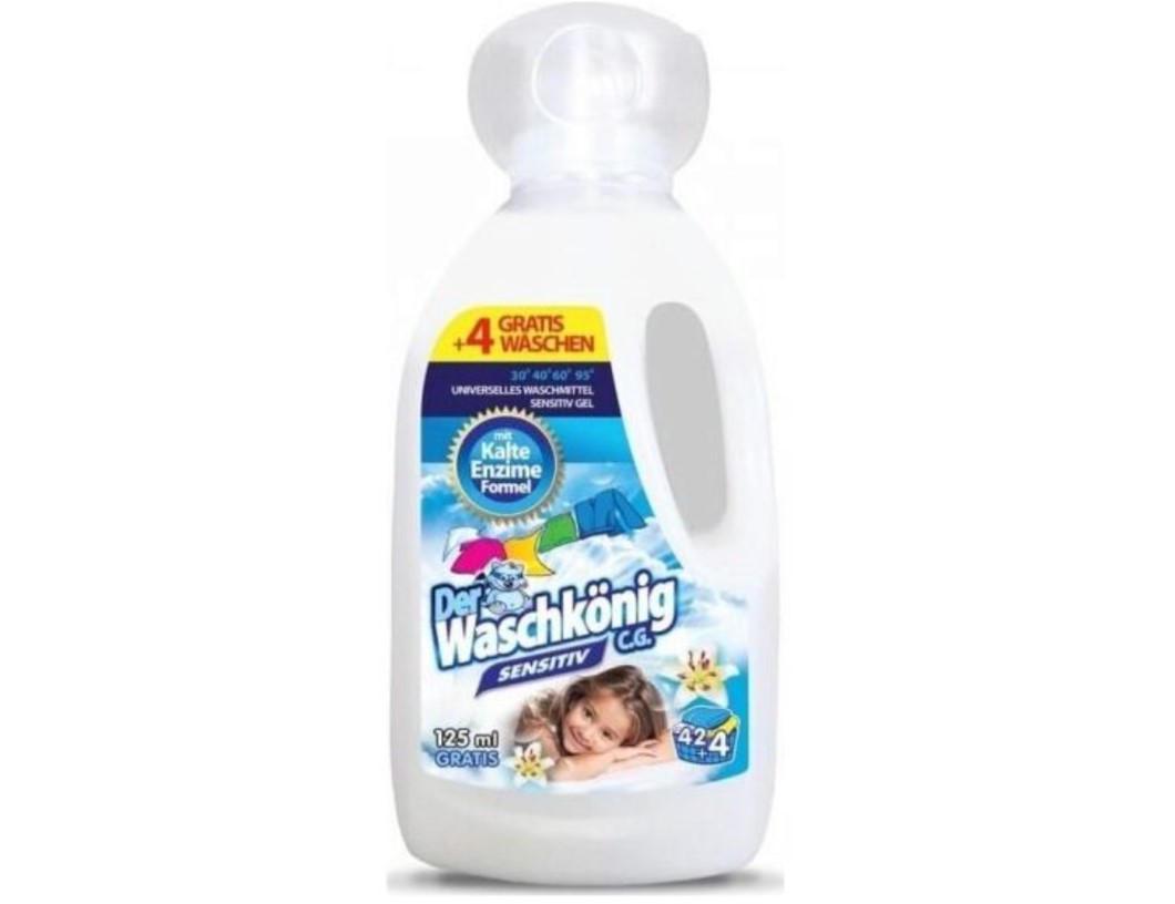 Washkonig Sensitive detergent gel 1 625 L